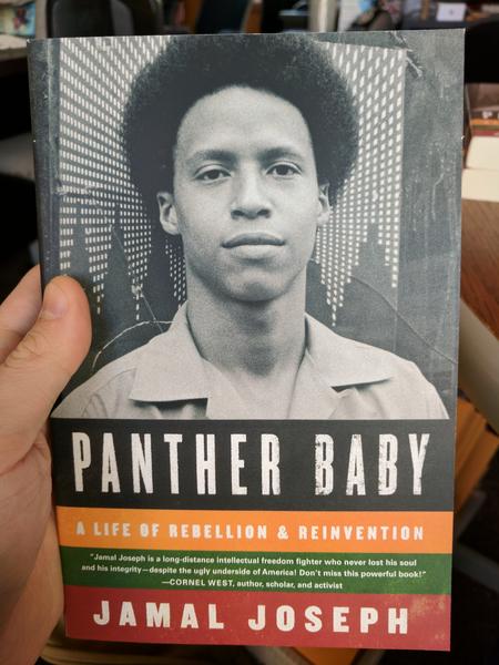 Panther Baby: A Life of Rebellion & Reinvention by Jamal Joseph (a photo of Jamal Joseph as a young man)