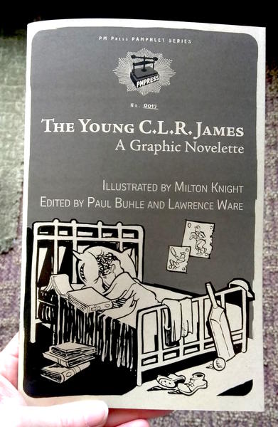 Cover of The Young C.L.R. James which has a drawing of a child asleep in bed