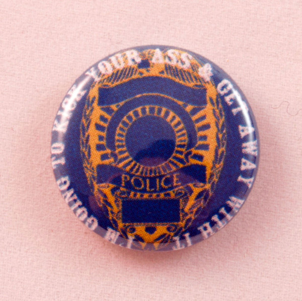 police badge button