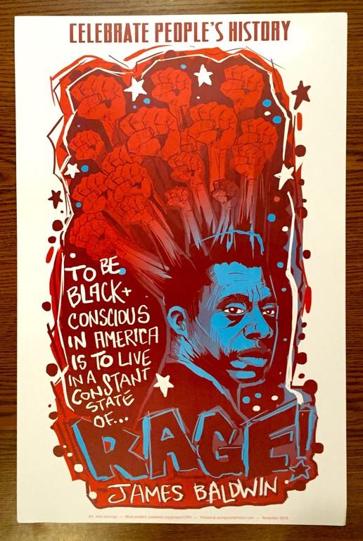 James Baldwin poster