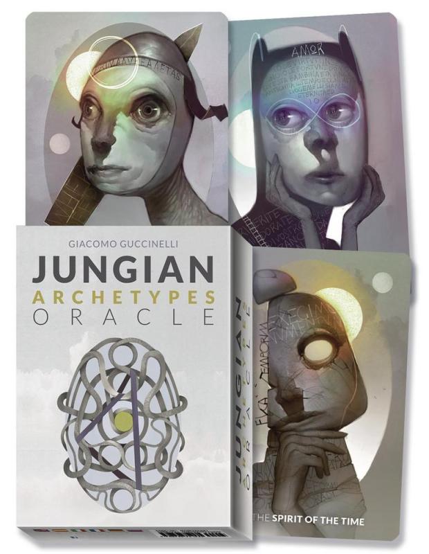 Featuring many circles, this showcases the large-eyed figures sample cards in the deck