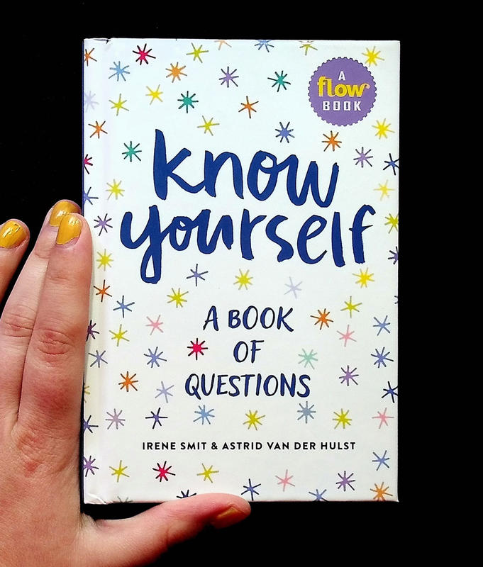 photo of book cover, covered in stars and the book's title, "Know Yourself: A Book of Questions"