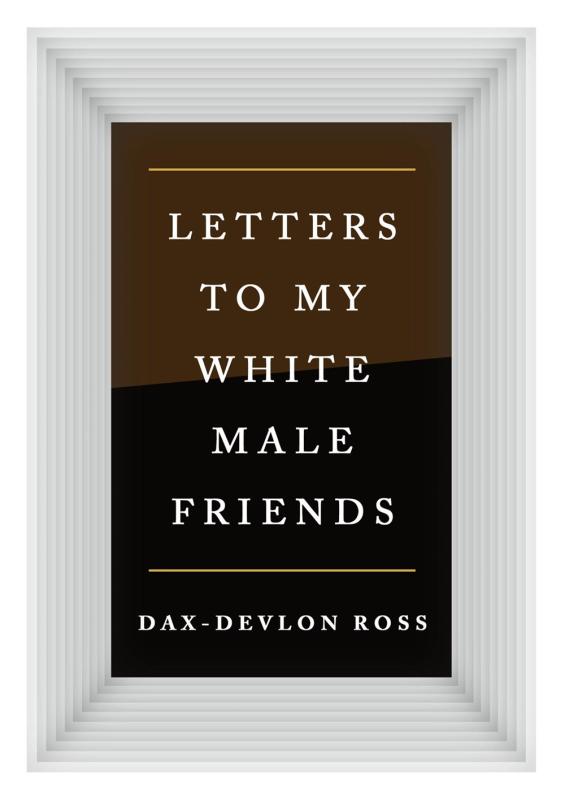The center has a diagonally divided square e of black and brown. The borders around the square give the perspective of depth with stepped layers of white boundary. The title and author are in the center, with serifed text.