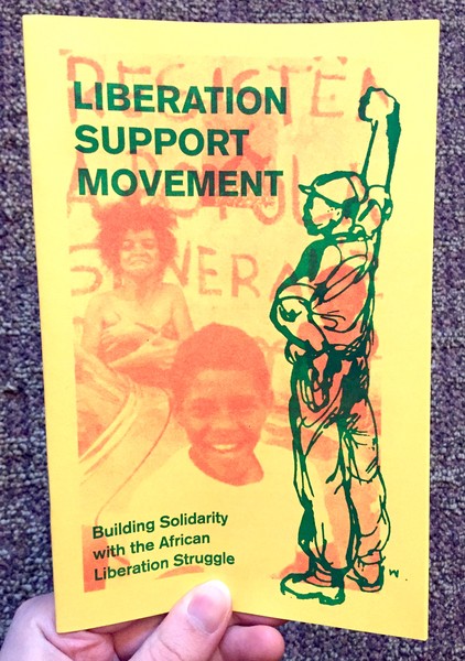 Liberation Support Movement zine cover