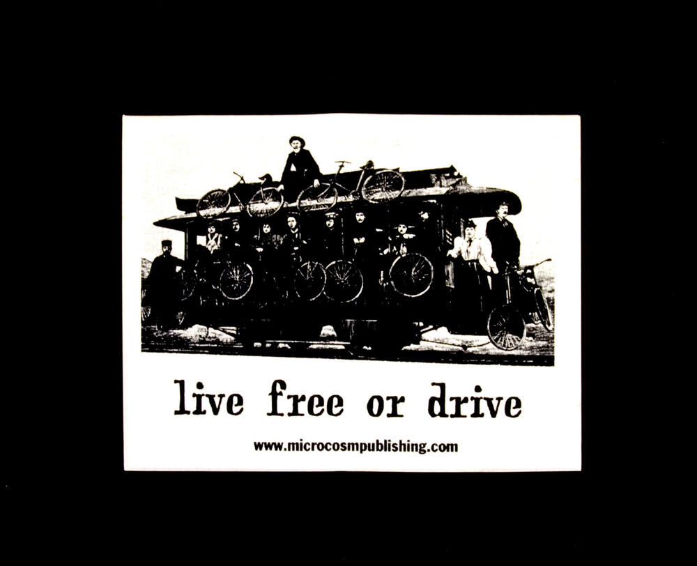 Sticker #265: Live Free or Drive (square)