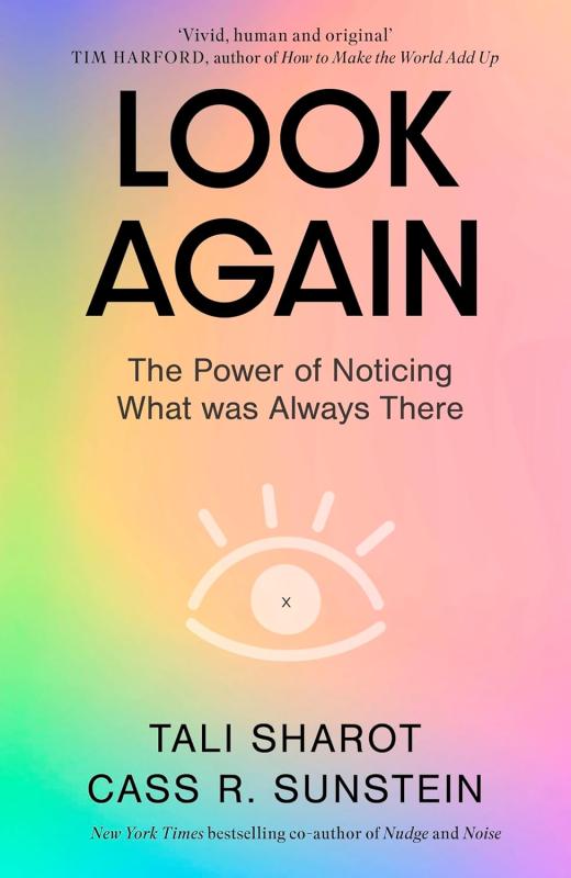 rainbow cover with bold black text and white illustration of eye