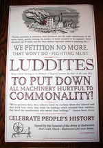 Luddites poster