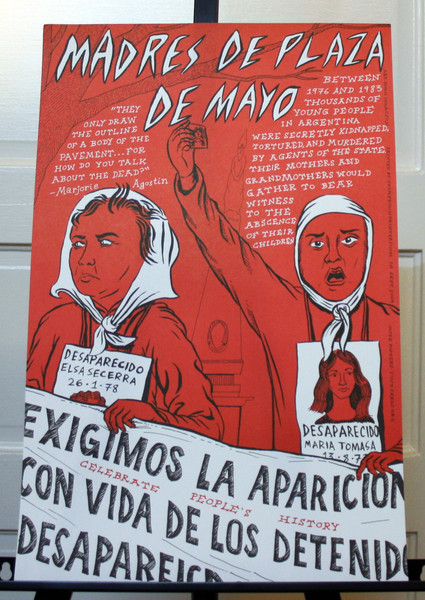 Madres de Plaza de Mayo mothers of kidnapped children in Argentina poster
