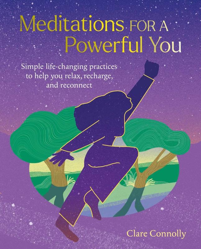 purple cover with abstract illustration of a person with fist in air