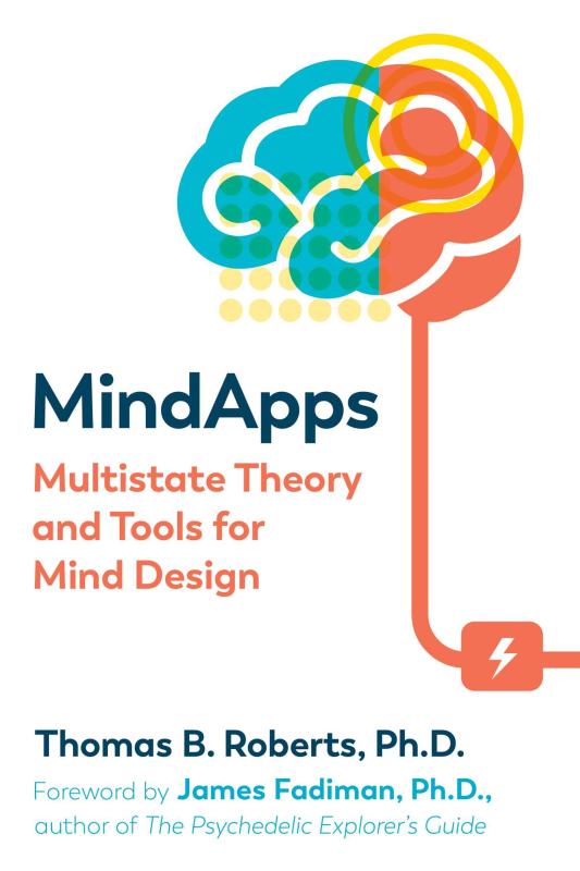 white cover with blue and orange brain with same colored text