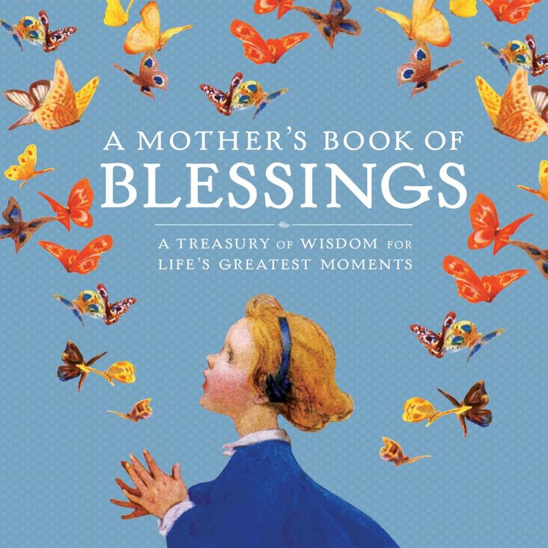 blue cover with autumn leaves floating in the air with a person looking up with white text