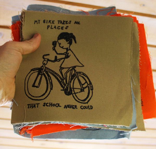 big patch #041: My Bike Takes Me Places That School Never Could