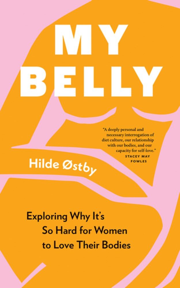 pink cover with white text and illustration of an orange body