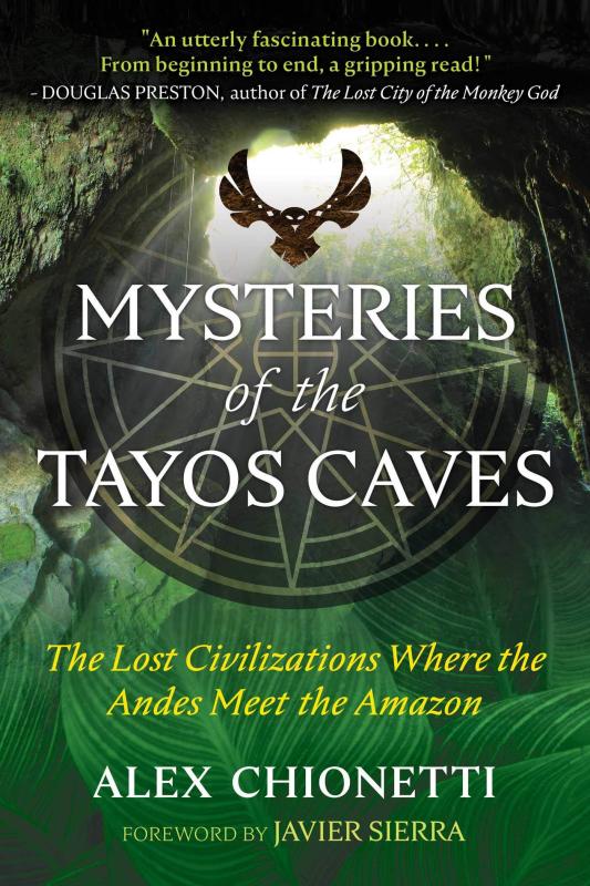 Cover shows the inside of a cenote with a stylized owl flying near the ceiling.