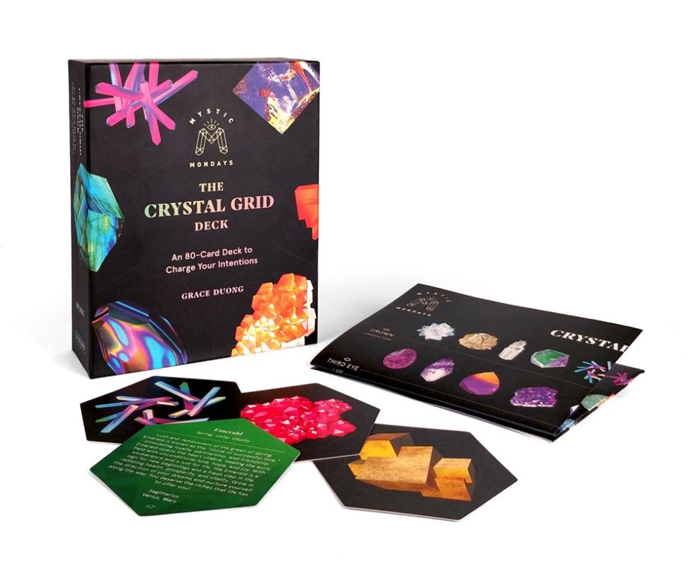 The cover shows many different beautiful crystals.