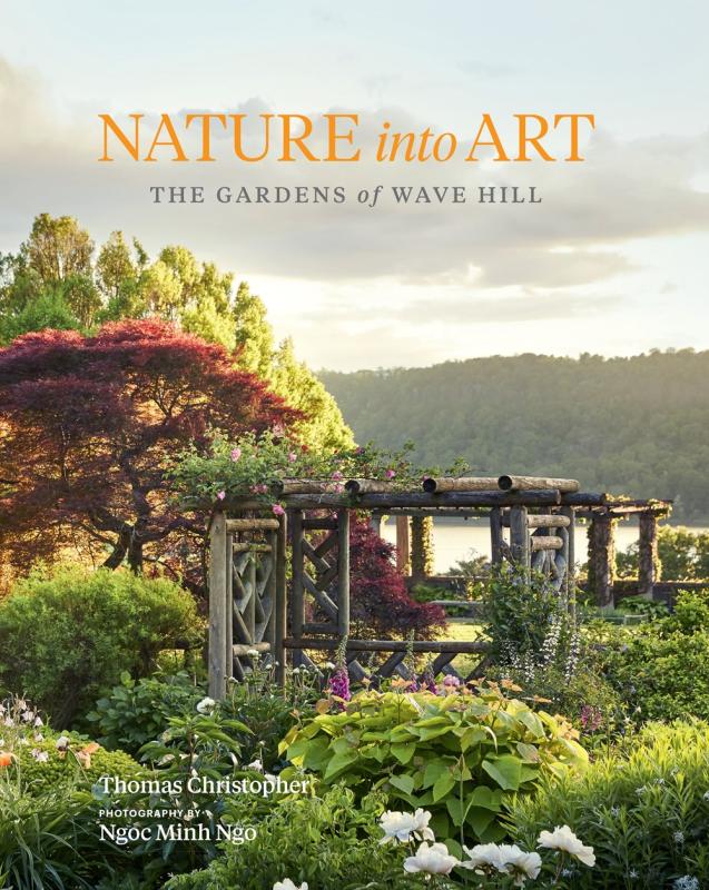 Book cover featuring colorful landscape photograph of a lush garden.
