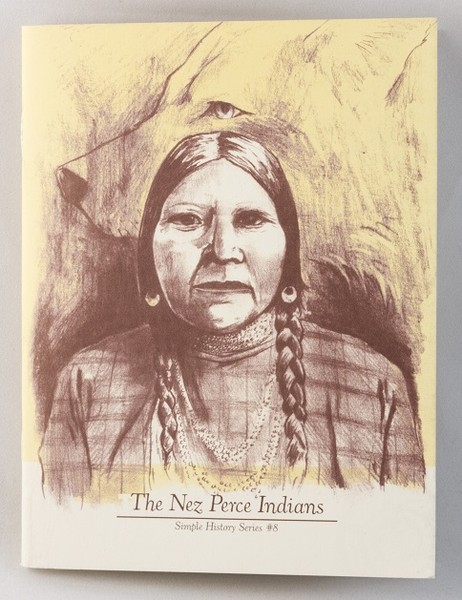 a zine with a drawing of member of the Nez Perce Indians