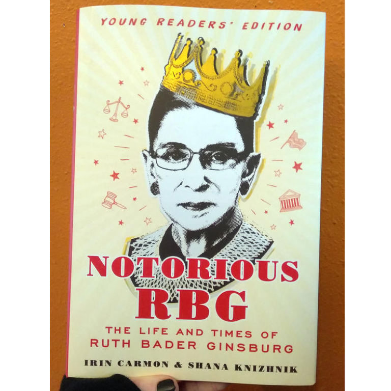 ruth bader ginsburg in a crown