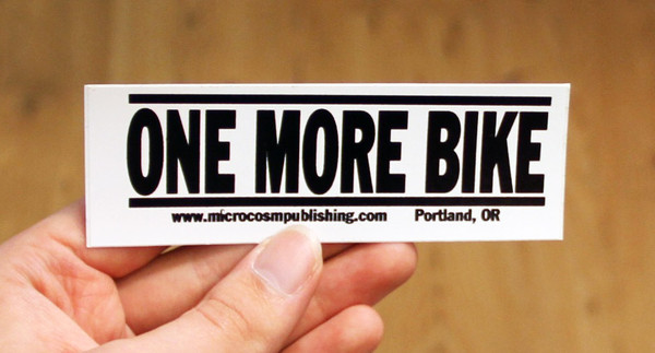 Sticker #121: One More Bike