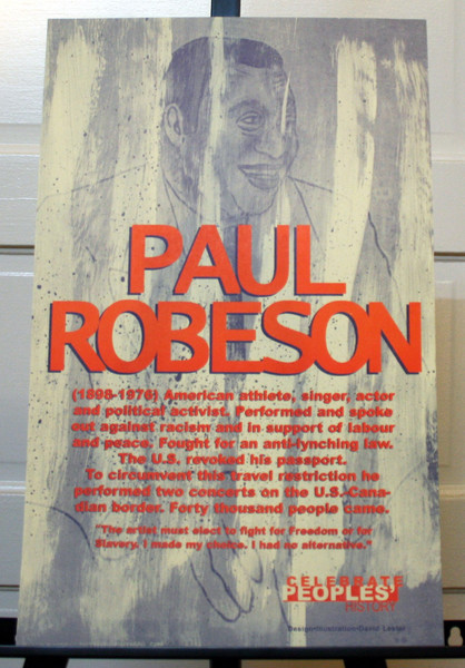 Paul Robeson poster