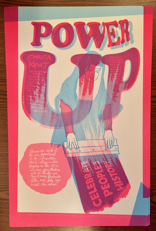 Corita Kent poster (Power Up) | Microcosm