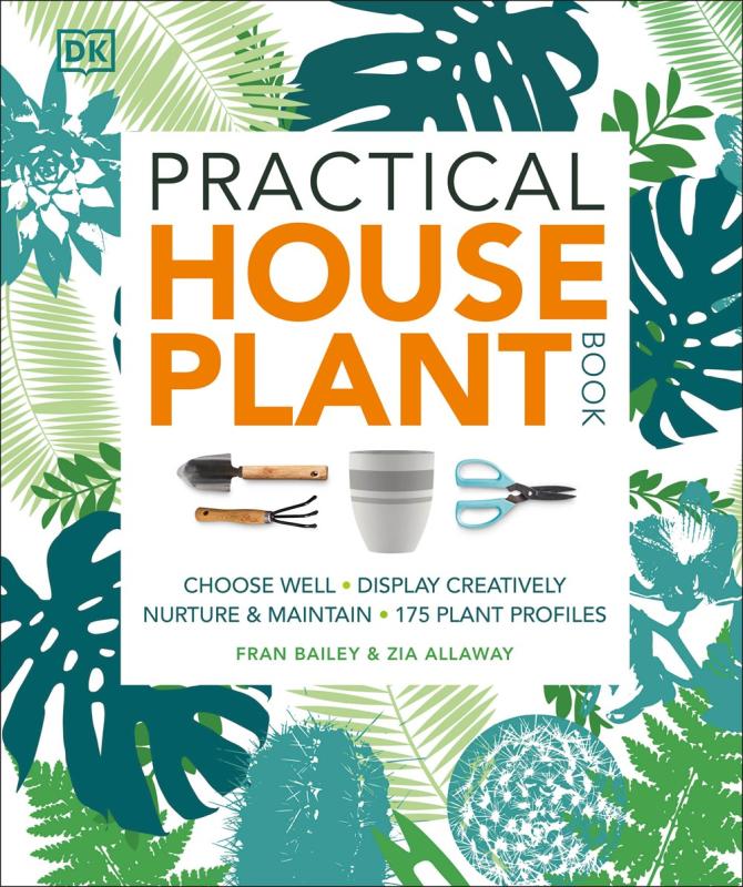 Cover has a border filled with plants and the title in the center.