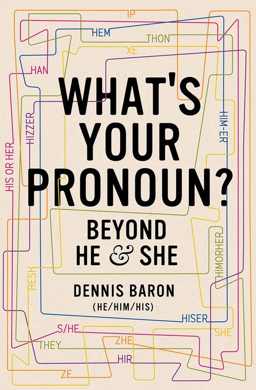 Numerous pronouns connected by lines