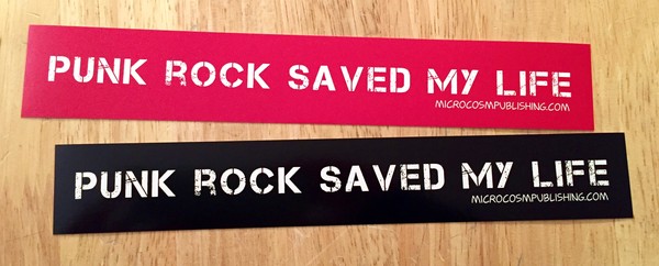 Sticker #203: Punk Rock Saved My Life
