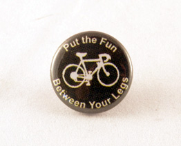 Put the fun between your legs biking button