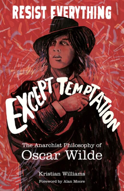 Red cover with drawing of Oscar Wilde