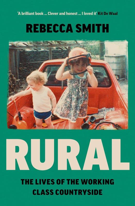 green cover with bold white text and smaller black text with illustration of a children in back of truck