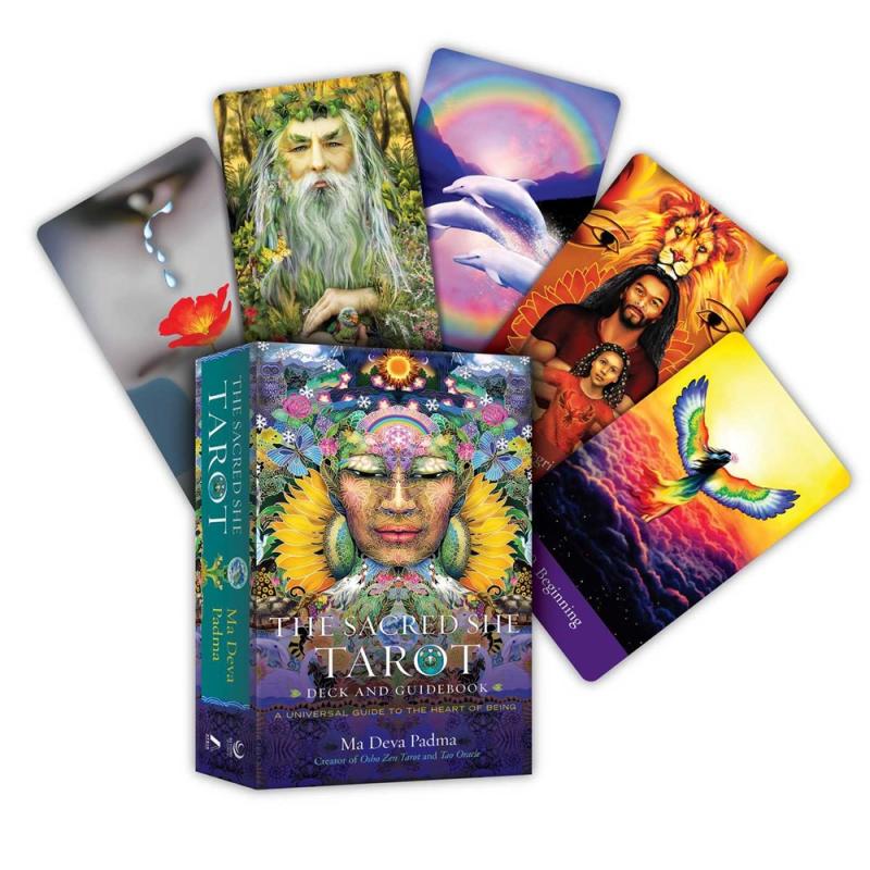 The Sacred She Tarot Deck & Guidebook: Universal Guide to the Heart of Being image #1