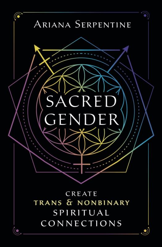 black cover with rainbow illustration of a symbol 