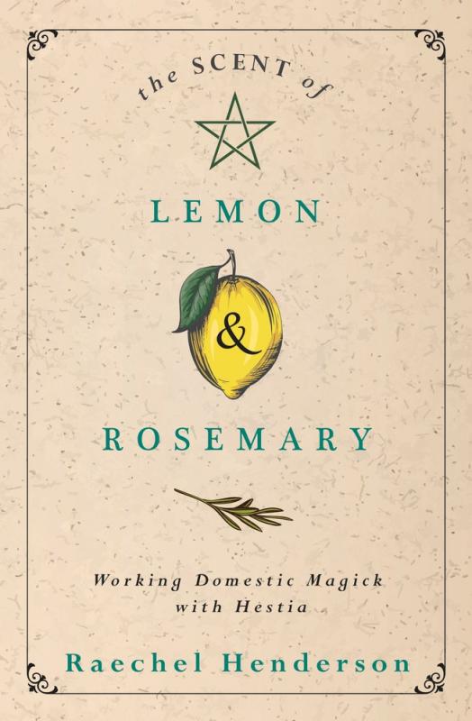 a star, a lemon, and a sprig of rosemary