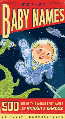 a white baby in a space suit floats happily through the galaxy