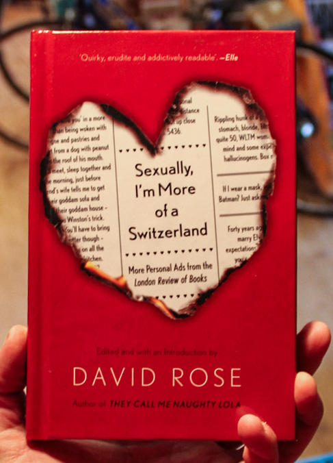 Sexually, I'm more of a Switzerland book cover by david rose
