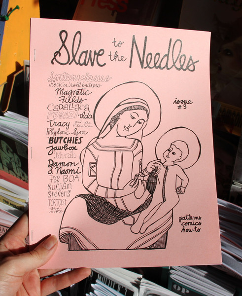 slave to the needle 3 zine cover
