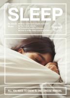 Sleep: All You Need to Know in One Concise Manual