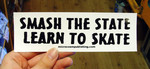 Sticker #276 Smash The State, Learn To Skate
