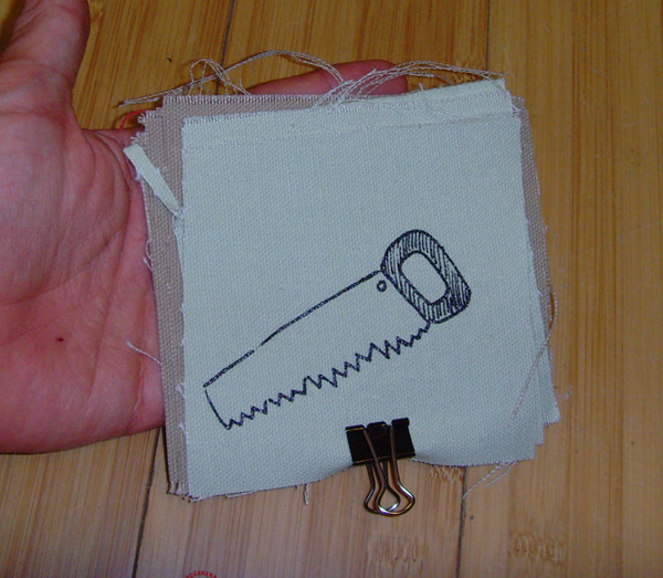 patch with image of a saw