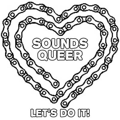 a bike chain in the shape of a heart