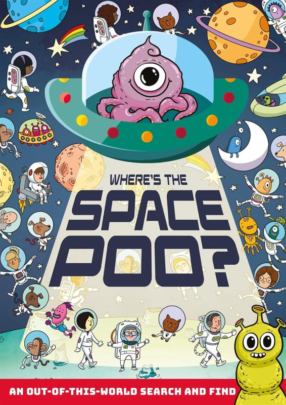 illustration of outer space with alien in a space ship