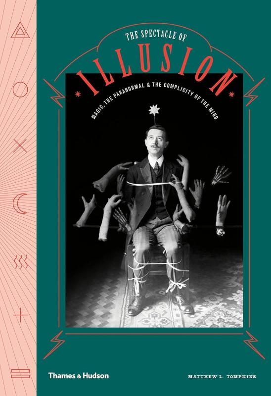 teal cover with pink spine with illustration of person sitting with hands floating around them with red text