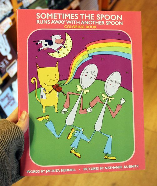 Sometimes The Spoon Runs Away With Another Spoon Coloring Book