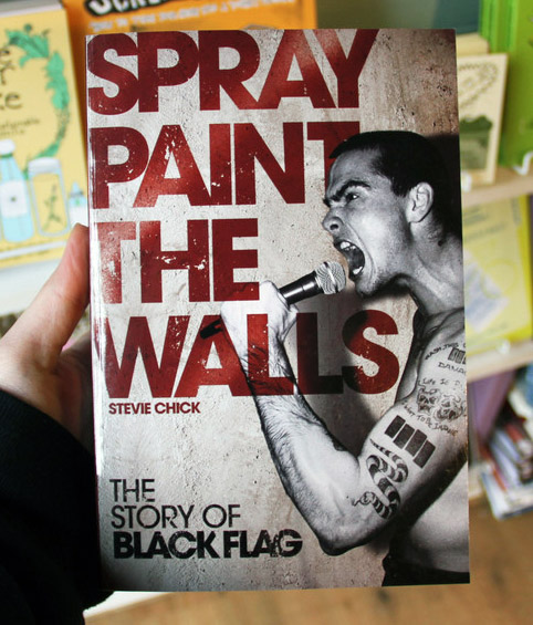 spray paint the walls book cover with henry rollins yelling