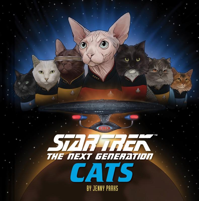 Imagine the cast of Star Trek: The Next Generation. But they're cats.