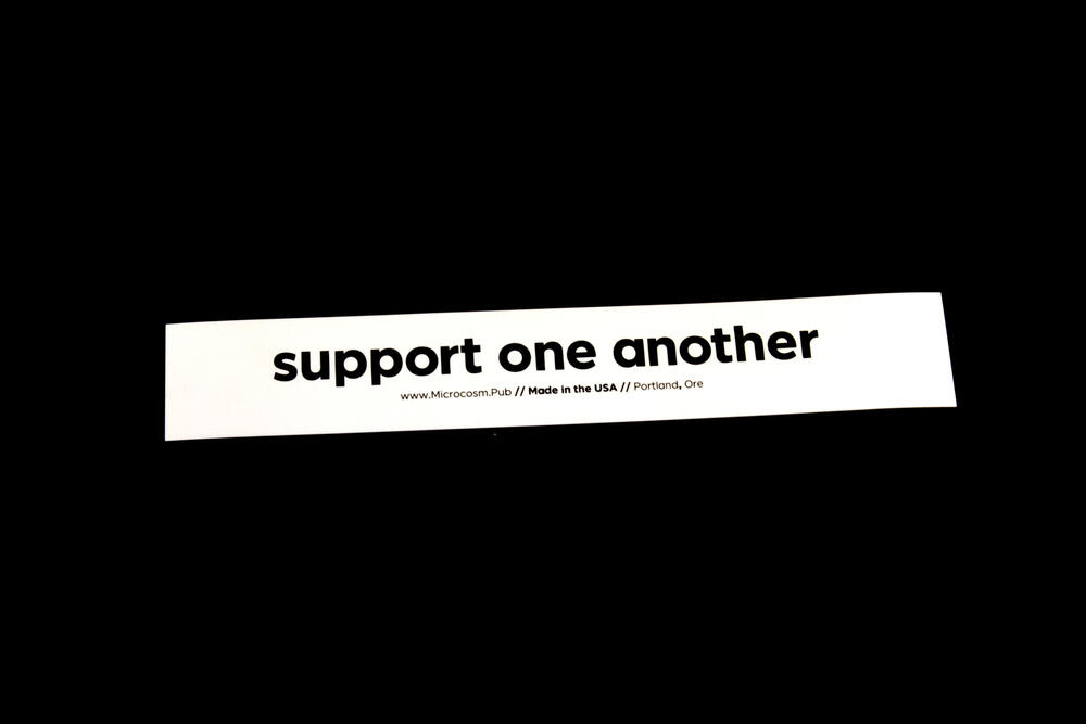 Sticker #428: support one another