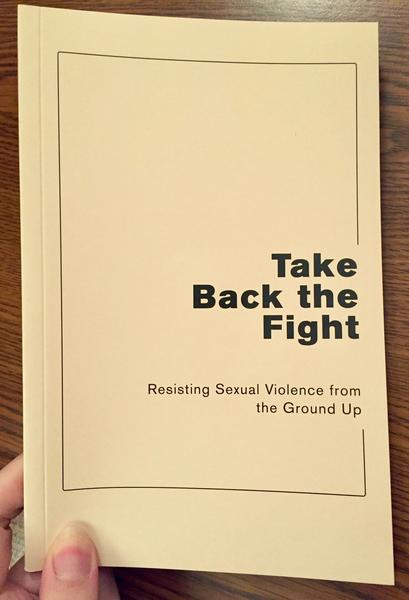 Take Back the Fight: Resisting Sexual Violence from the Ground Up - simple beige background with outline of a box