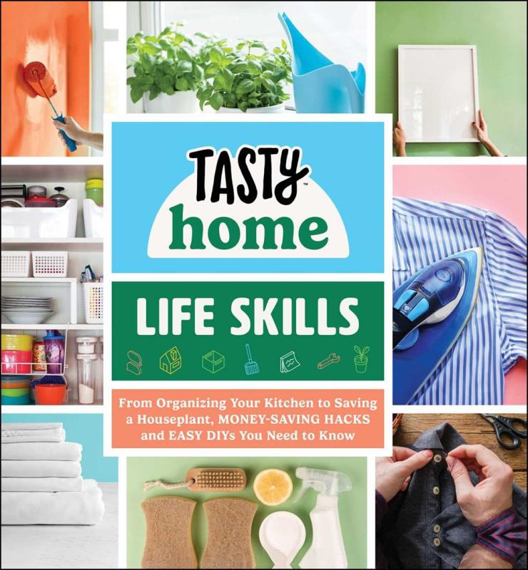 collage of things to work on in a home with black green and white text