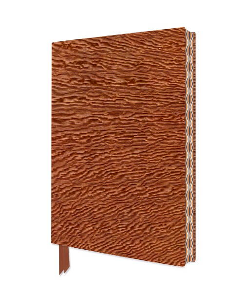 textured copper journal